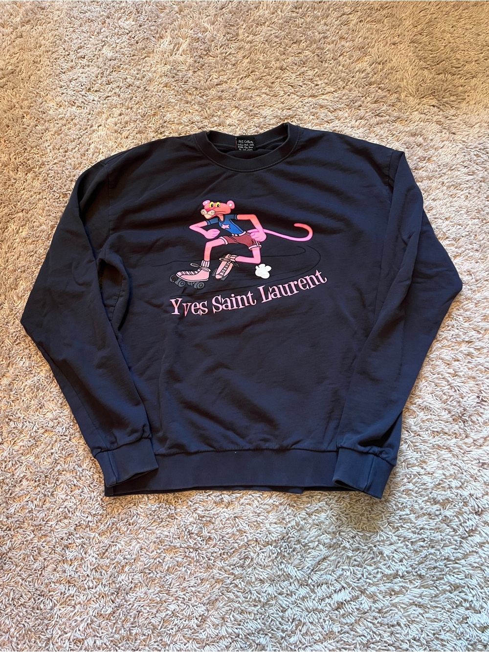 mega yacht pink panther crewneck